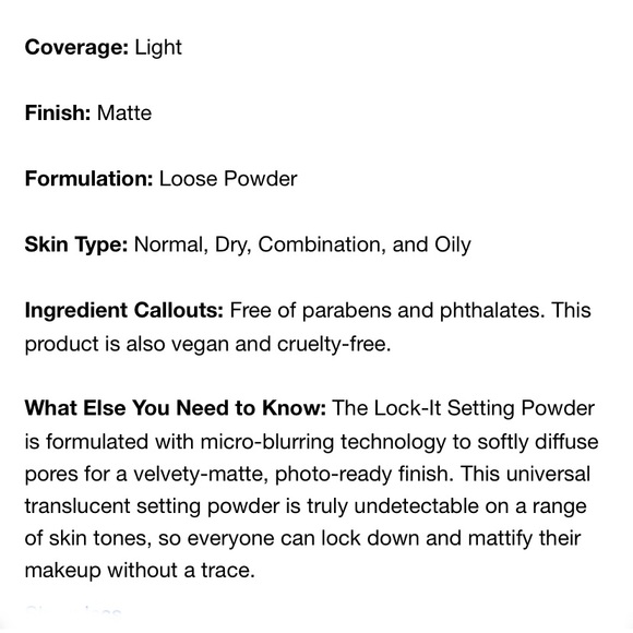 Kat Von D Lock-It Setting Powder - Picture 15 of 16